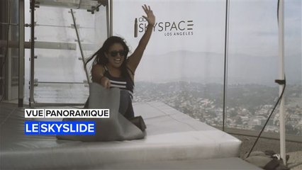 Insolite : Glisser sur un toboggan de verre à 300m de hauteur