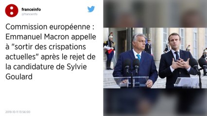 Rejet de la candidature de Sylvie Goulard : Emmanuel Macron évoque une « crise politique »