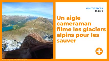 Un aigle cameraman filme les glaciers alpins pour les sauver