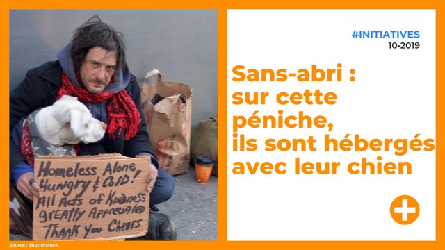 Sans-abri : sur cette péniche, ils sont hébergés avec leur chien