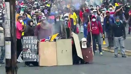 Download Video: Nuevos disturbios en Quito por protestas indígenas