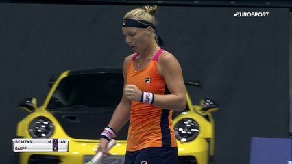 Gauff bat Bertens et jouera sa première demi-finale