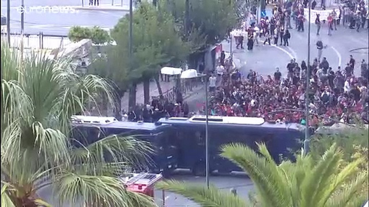 Studenten-Randale in Athen