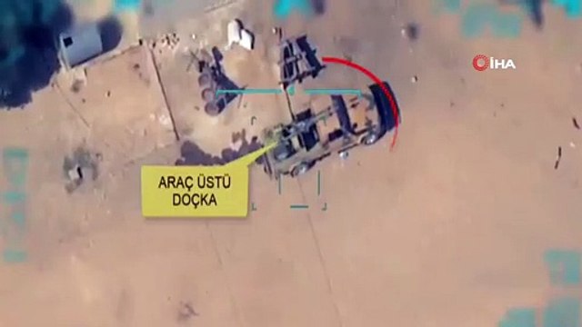 MSB: 'Barış Pınarı Harekâtı’nda İHA’larımız tarafından tespit edilen PKK/PYD-YPG’li teröristlere ait Doçka uçaksavar monteli araç, Hava Kuvvetlerimiz tarafından tam isabetle vuruldu'