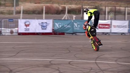 Avrupa Motosiklet Akrobasi Şampiyonası'nda final heyecanı