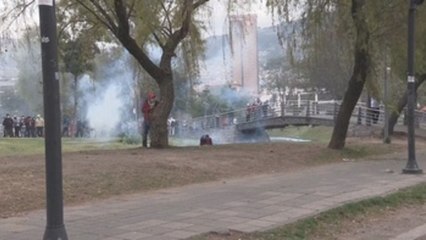 Disturbios junto al Parlamento de Ecuador, la Bastilla de la lucha indígena