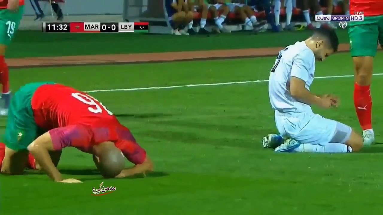 ملخص مباراة المغرب وليبيا بتاريخ 2019-10-10 مبارات وديه
