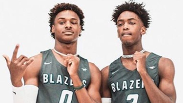 Bronny James & Zaire Wade Show Off At Media Day For Their High School Sierra Canyon