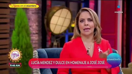 Lucía Méndez y Dulce aclaran motivo de sus risas durante el homenaje a José Jose