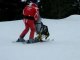 Descente avec Patrice en Handi Ski aux Saisies
