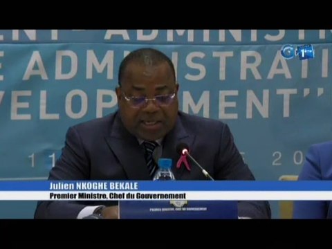 RTG/Modernisation de l`administration publique- Julien Nkoghe Bekalé donne le ton