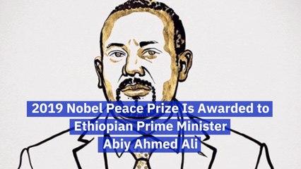 This Is The 2019 Nobel Peace Prize Winner