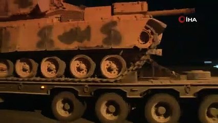 Sınıra çok sayıda tank ve komando sevk edildi