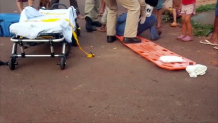 Homem cai de bicicleta após ter mal-súbito no Jardim Melissa