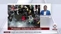 Protestas violentas en Ecuador: José Antonio Tumbaco
