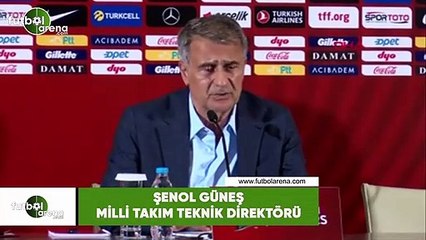 Şenol Güneş: "Çok fazla gerginlik vardı"