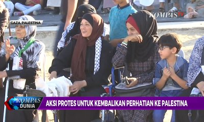 Ratusan Warga Gaza Lakukan Aksi Protes Alternatif