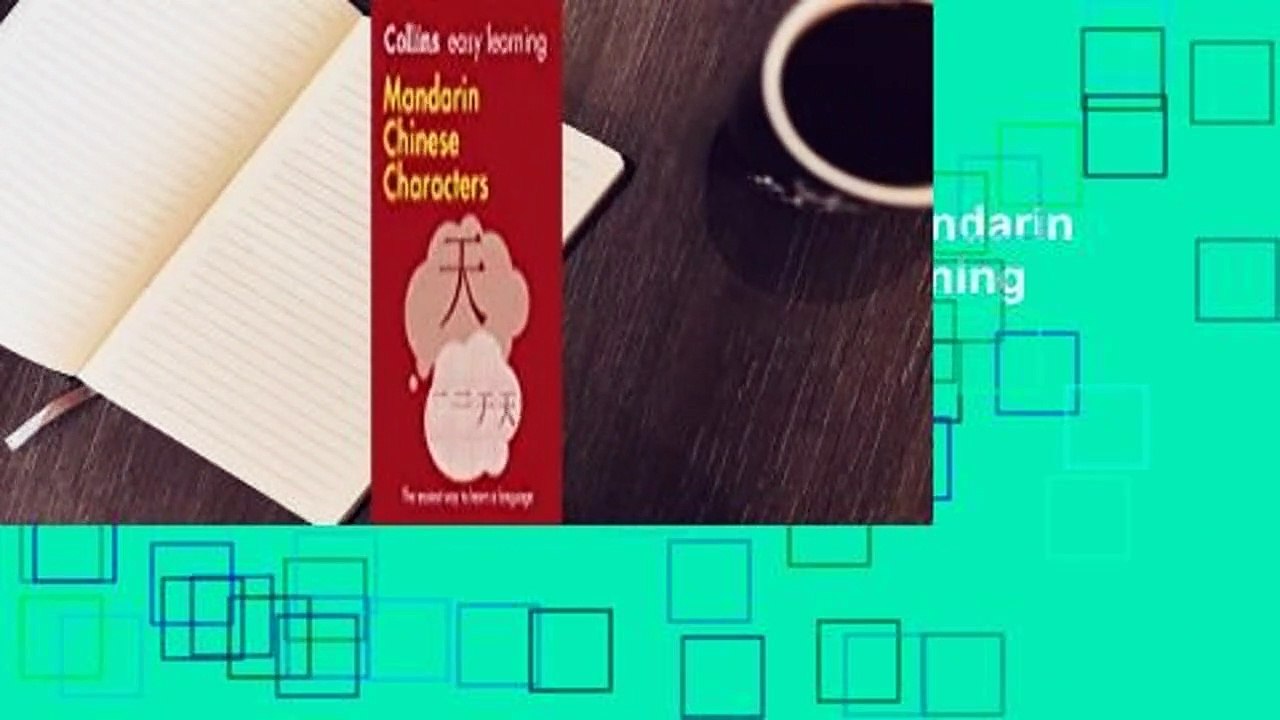 Trial New Releases  Easy Learning Mandarin Chinese Characters (Collins Easy Learning Chinese) by