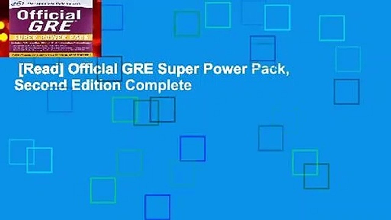 [Read] Official GRE Super Power Pack, Second Edition Complete
