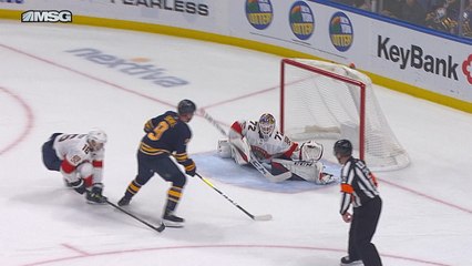 Sergei Bobrovsky stones Jack Eichel twice in OT