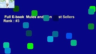 Full E-book  Mules and Men  Best Sellers Rank : #3