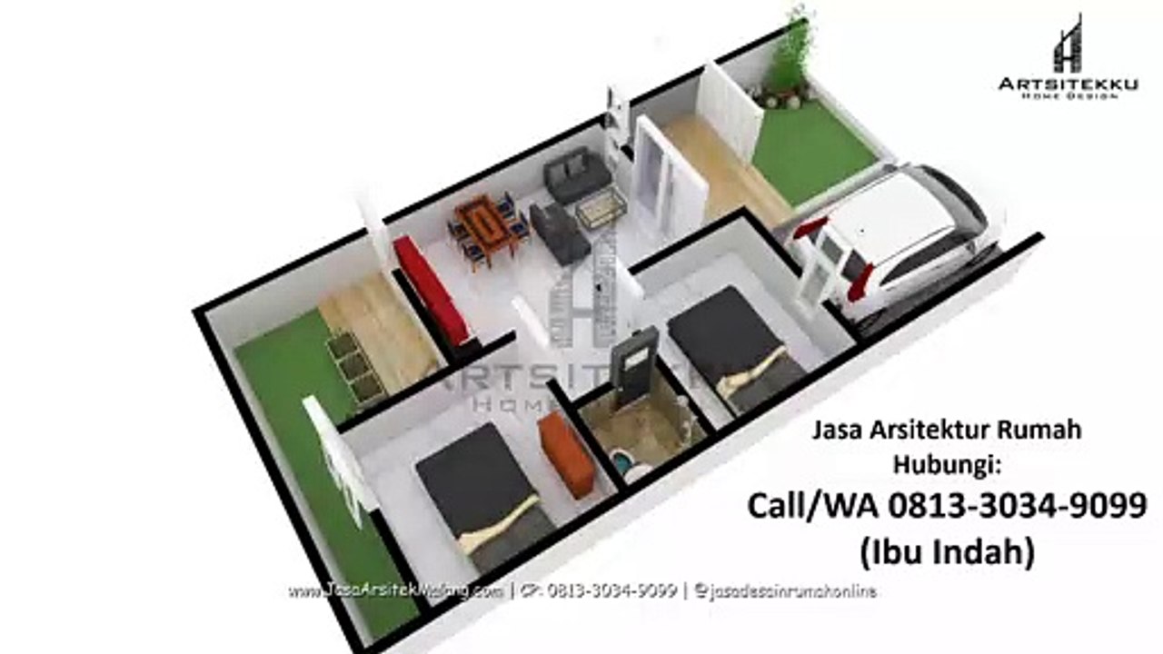 Call/WA : 0813-3034-9099 (Nayla) Rumah Minimalis Modern di Malang