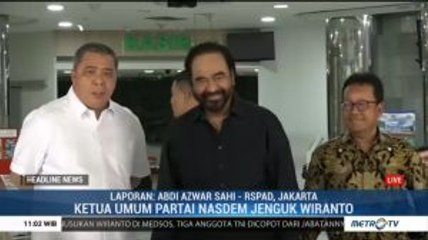 Surya Paloh Jenguk Wiranto di RSPAD