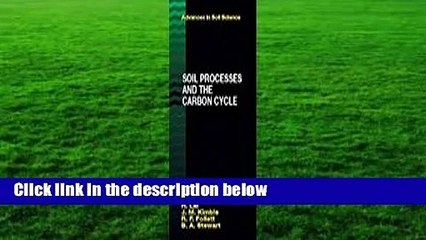 About For Books  Soil Processes and the Carbon Cycle  Review