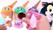 4 Colors Play Doh Ice Cream Cups PJ Masks Chupa Chups LOL Baby Kitty Doll Kinder Surprise Eggs