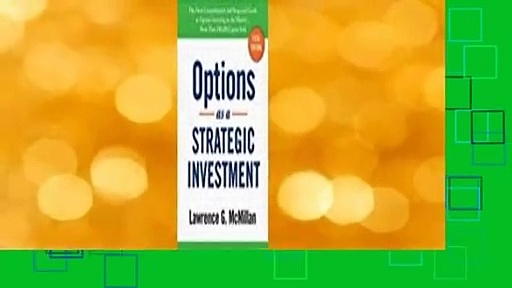 About For Books  Options as a Strategic Investment Complete