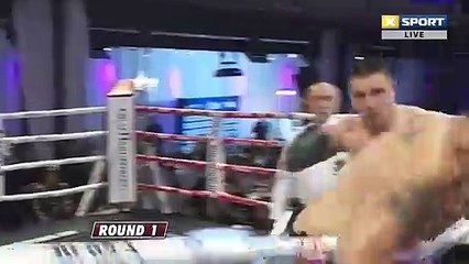 Heavyweight prospect Vlad Sirenko KOs Ivan Di Berardino in the 1st round - - 24yo Ukrainian dedicated his 13th victory to his coach James Ali Bashi