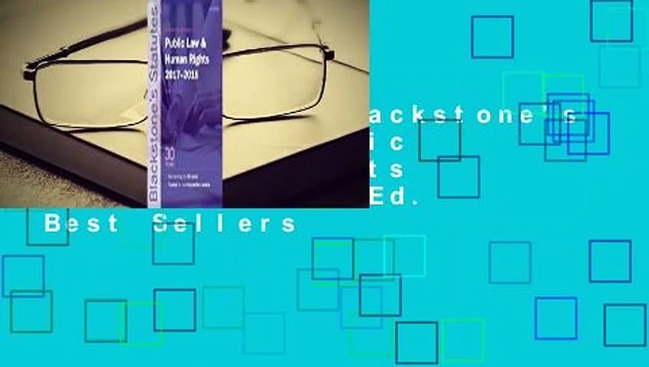Full E-book  Blackstone's Statutes on Public Law & Human Rights 2017-2018, 27th Ed.  Best Sellers