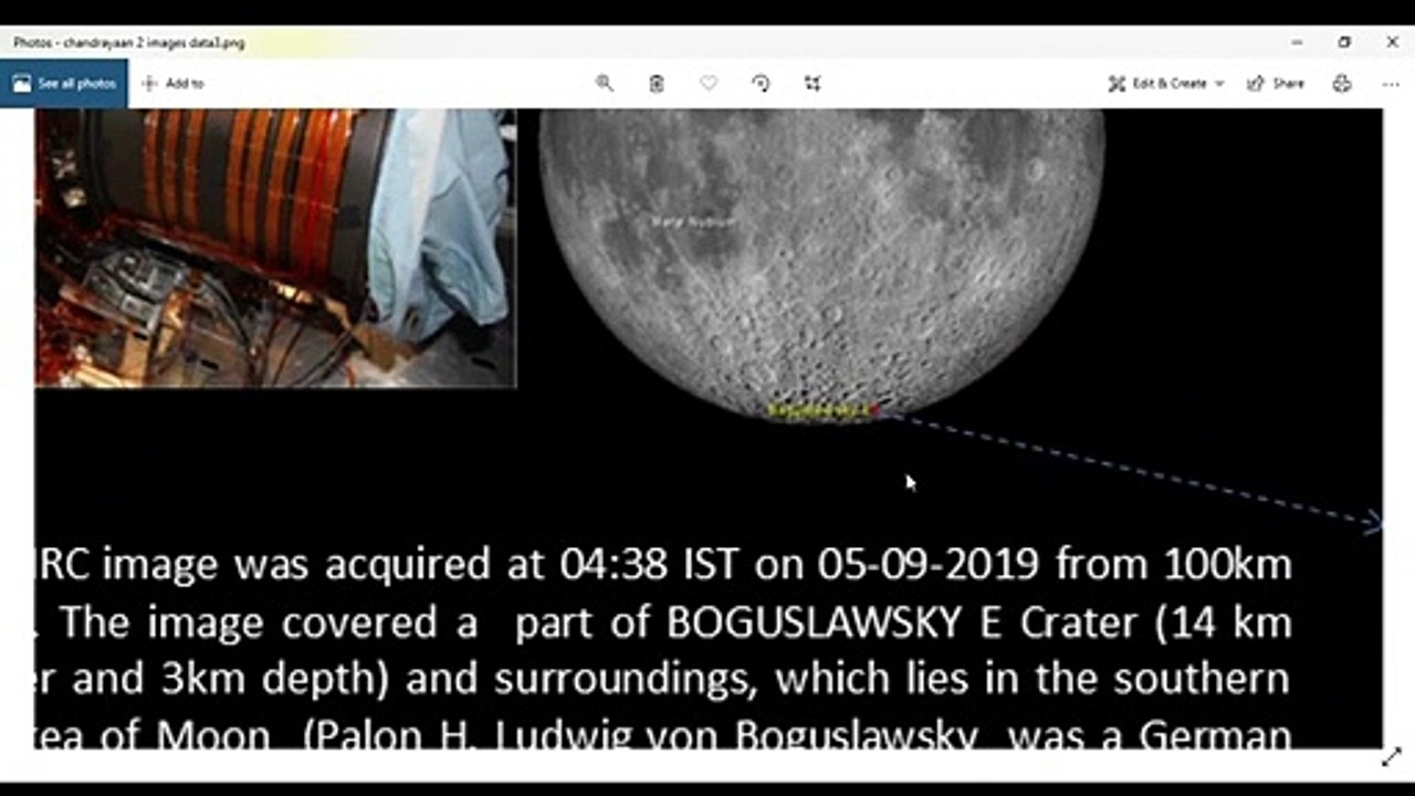 high res image of chandrayaan 2