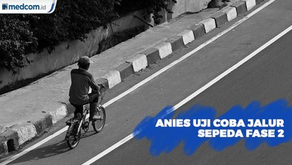 Uji Coba Jalur Sepeda Fase 2 dari Fatmawati Hingga Sudirman