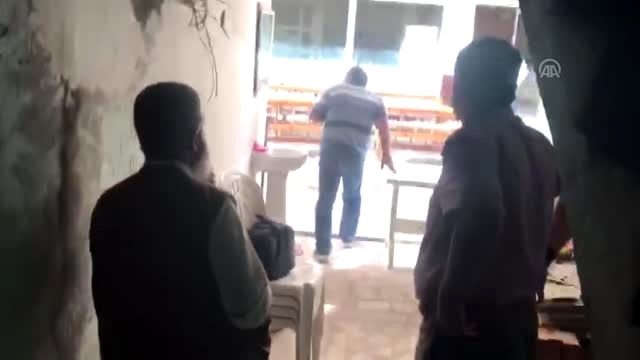 Akçakale'ye havan mermisi düştü