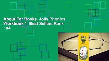 About For Books  Jolly Phonics Workbook 1  Best Sellers Rank : #4