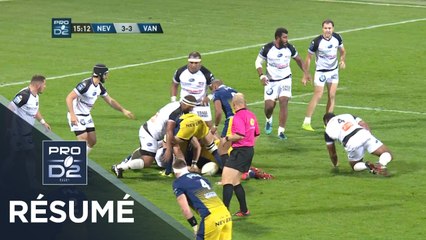 PRO D2 - Résumé Nevers-Vannes: 26-10 - J07 - Saison 2019/2020