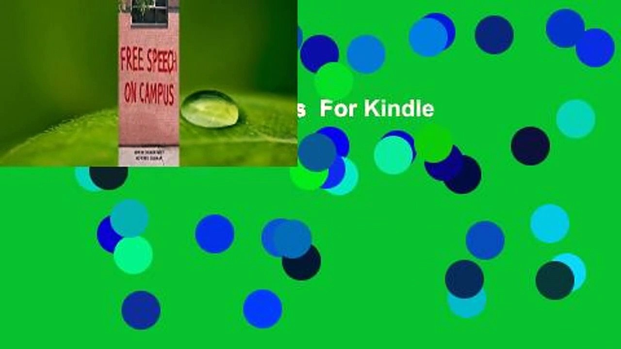 Free Speech on Campus  For Kindle