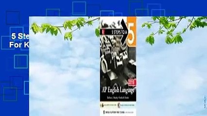 5 Steps to a 5: AP English Language 2018  For Kindle