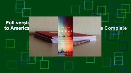 Full version  Quakeland: On the Road to America's Next Devastating Earthquake Complete