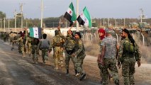 Protesters slam deepening Turkish offensive in Syria