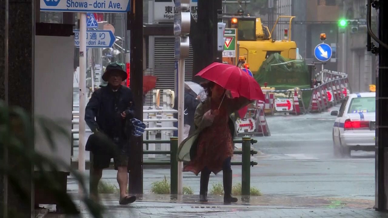 Taifun 'Hagibis': Ein Toter in Japan durch erste Ausläufer
