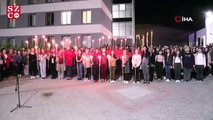 Uşak'ta KYK öğrencilerinden Barış Pınarı Harekatı’na tam destek