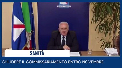 De Luca - La Regione Campania nel 2018 ha raggiunto i 170 punti (11.10.19)