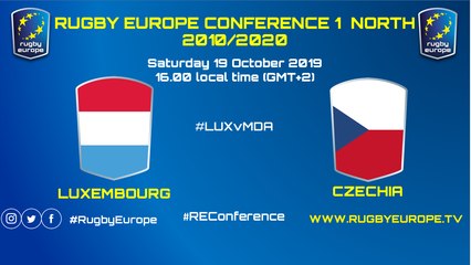 LUXEMBOURG / CZECHIA - RUGBY EUROPE CONFERENCE 1 NORTH 2019/2020