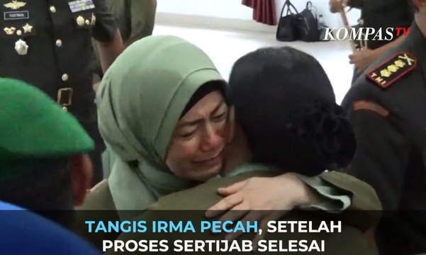 Tangis Irma Pecah, Setelah Proses Sertijab Selesai