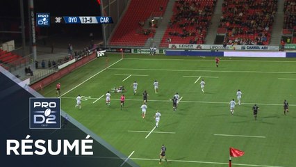 PRO D2 - Résumé Oyonnax-Carcassonne: 28-12 - J07 - Saison 2019/2020