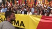 Manifestación en Barcelona de Espanya i Catalans y Catalunya Suma el 12 de Octubre