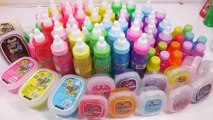 Learn Colors Slime Yogurt Mixing Combine Surprise Eggs Babydoll Toys For Kids