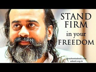 Acharya Prashant, with youth: Don't run away from society; just stand firm in your freedom